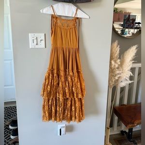Boho marigold children’s dress